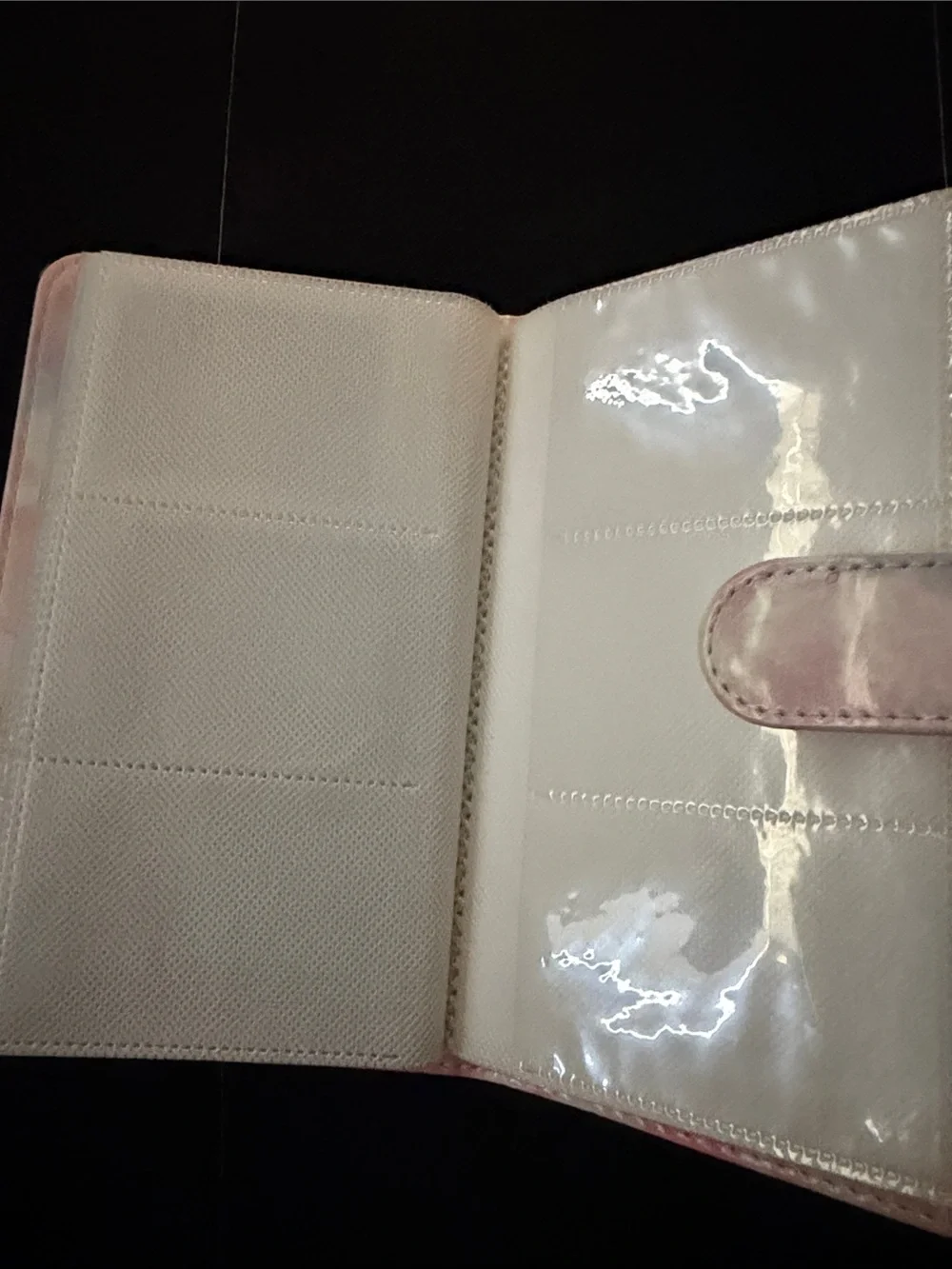 Instax Pink and Cream Cloud Pattern Polaroid Photo Case